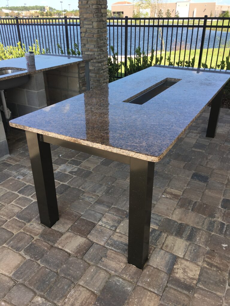 ALUMINUM TABLE -custom metal fabrication