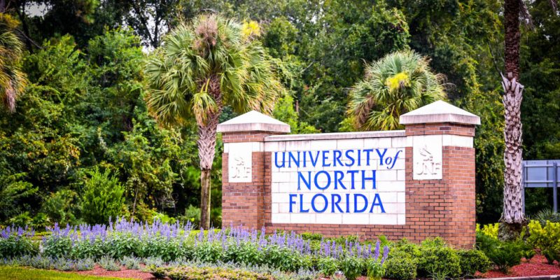 UNF Entrance Sign University of North Florida 2020 1024x682